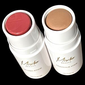 Mischo Beauty Blush & Contour Stick Bundle Light/The Life